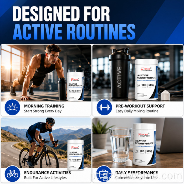 Shecome Creatina Monohidratada Suplemento para Crescimento Muscular